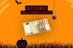 50 Euro Halloween-Geld Gewinnspiel