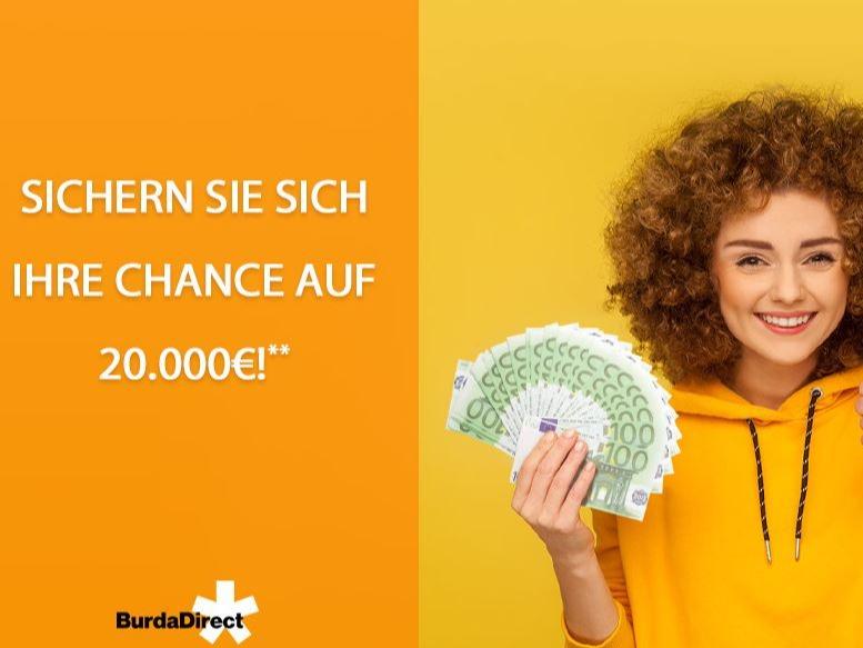 BurdaDirect Gewinnspiel: 20.000 € gewinnen