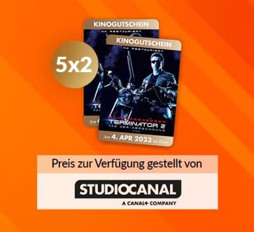 Preisgrafik 1280x450 2x Kinogutschein Terminator 2 Sponsor Studiocanal HG orange